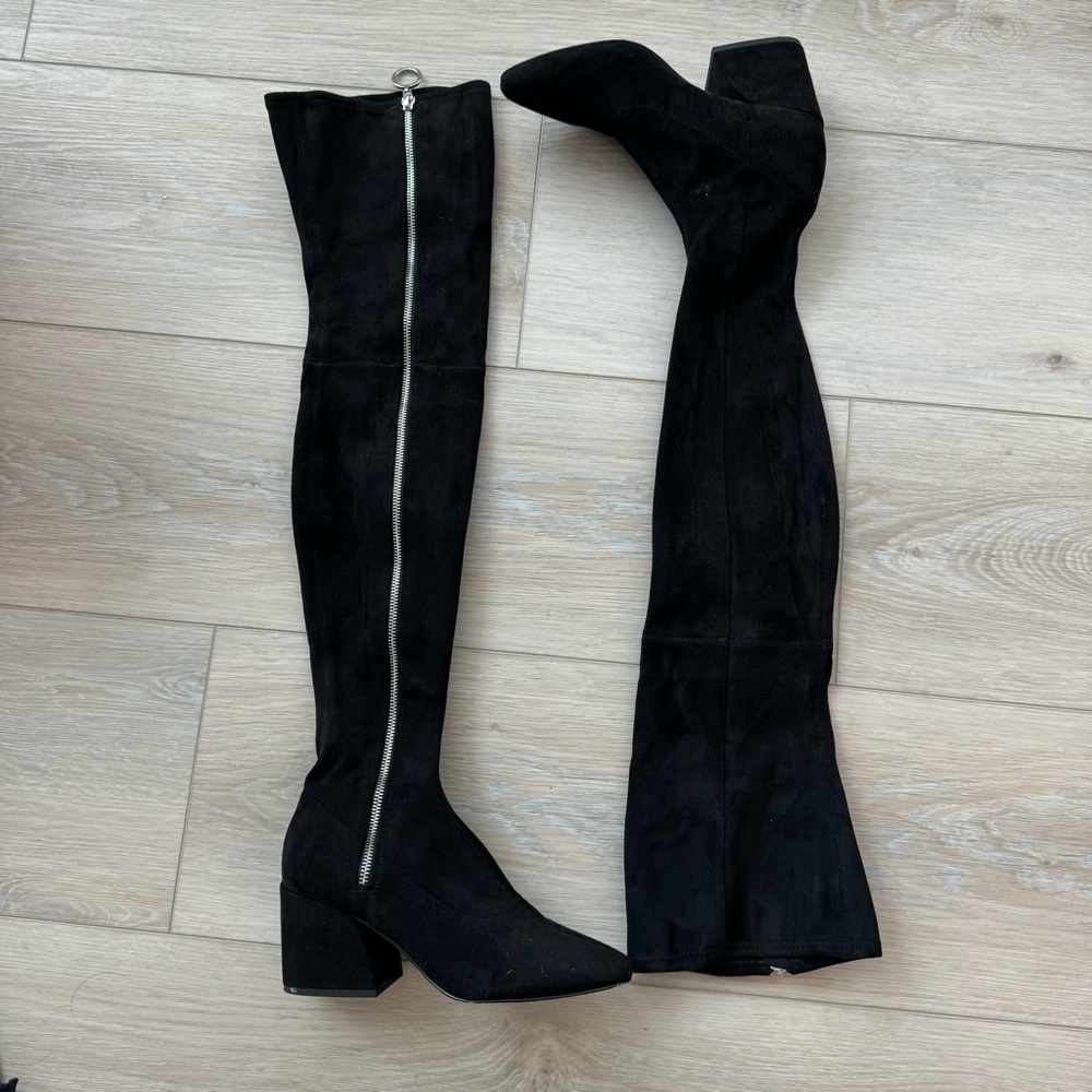 Dolce Vita Thigh High Boots - black